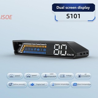 Tcsr Màn Hình Kép Đồng Hồ Tốc Độ Ô Tô Kỹ Thuật Số HUD ODB Lái Xe Đồng Hồ Tốc Độ Kính Chắn Gió Máy Chiếu Điện Áp Đầu Lên Màn Hình Hiển Thị Cho Xe Tải Xe Siêu