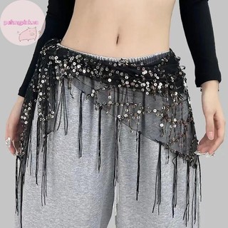 Pufangpink - Khăn Thắt Lưng Hình Tam Giắc Cho Khiêu Vũ Jazz và Ấn Độ, Tăng Vẻ Đẹp Và Eo Ngại