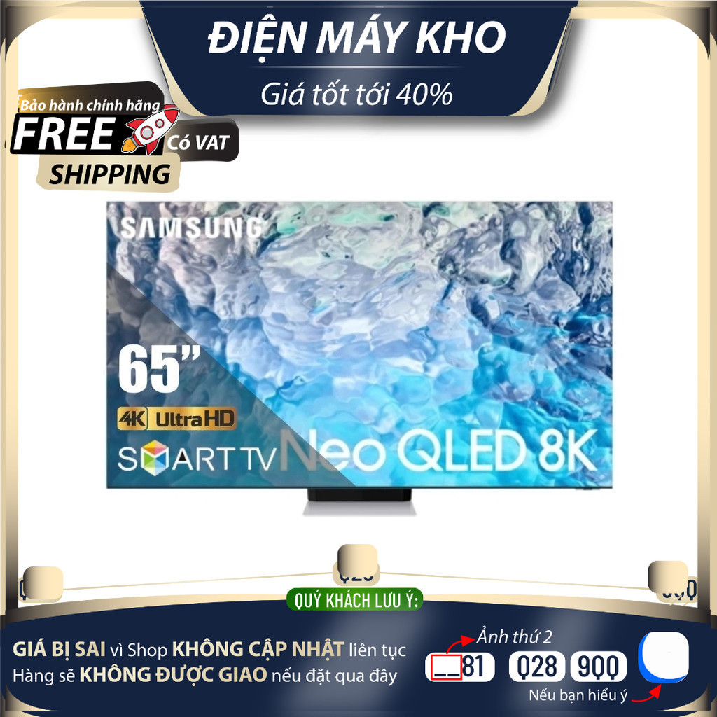 NEO QLED Tivi 8K Samsung 65 inch 65QN900B Smart TV 2022