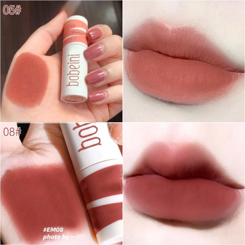 Son Mud Matte Stick Dual-Sử dụng Lip & Cheek Blush Trang điểm ngày lễ lâu trôi