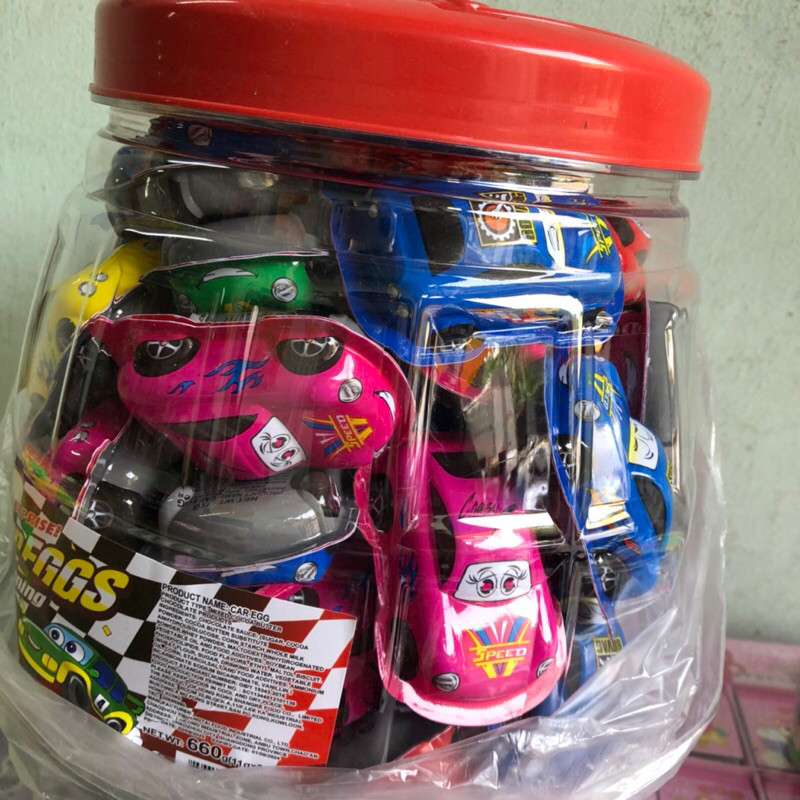 Sỉ Hũ kẹo hình ô tô sô-cô-la loại to thái lan (hũ 50c)