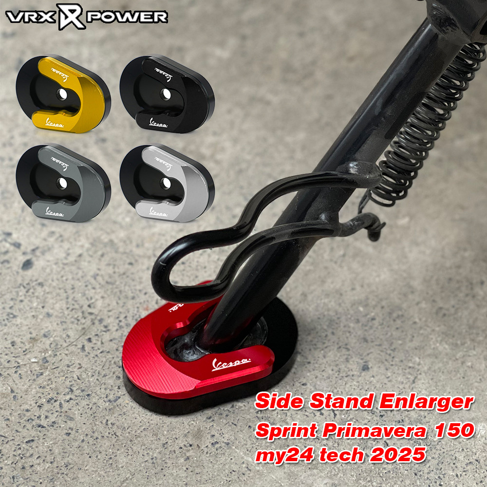 Nắp phóng to chân đế bên CNC cho Vespa Sprint Primavera 150 my24 tech 2025