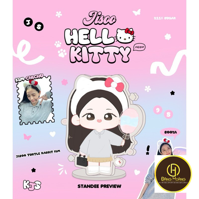 211% sugar | STANDEE & KEYRING JISOO KITTY - DH