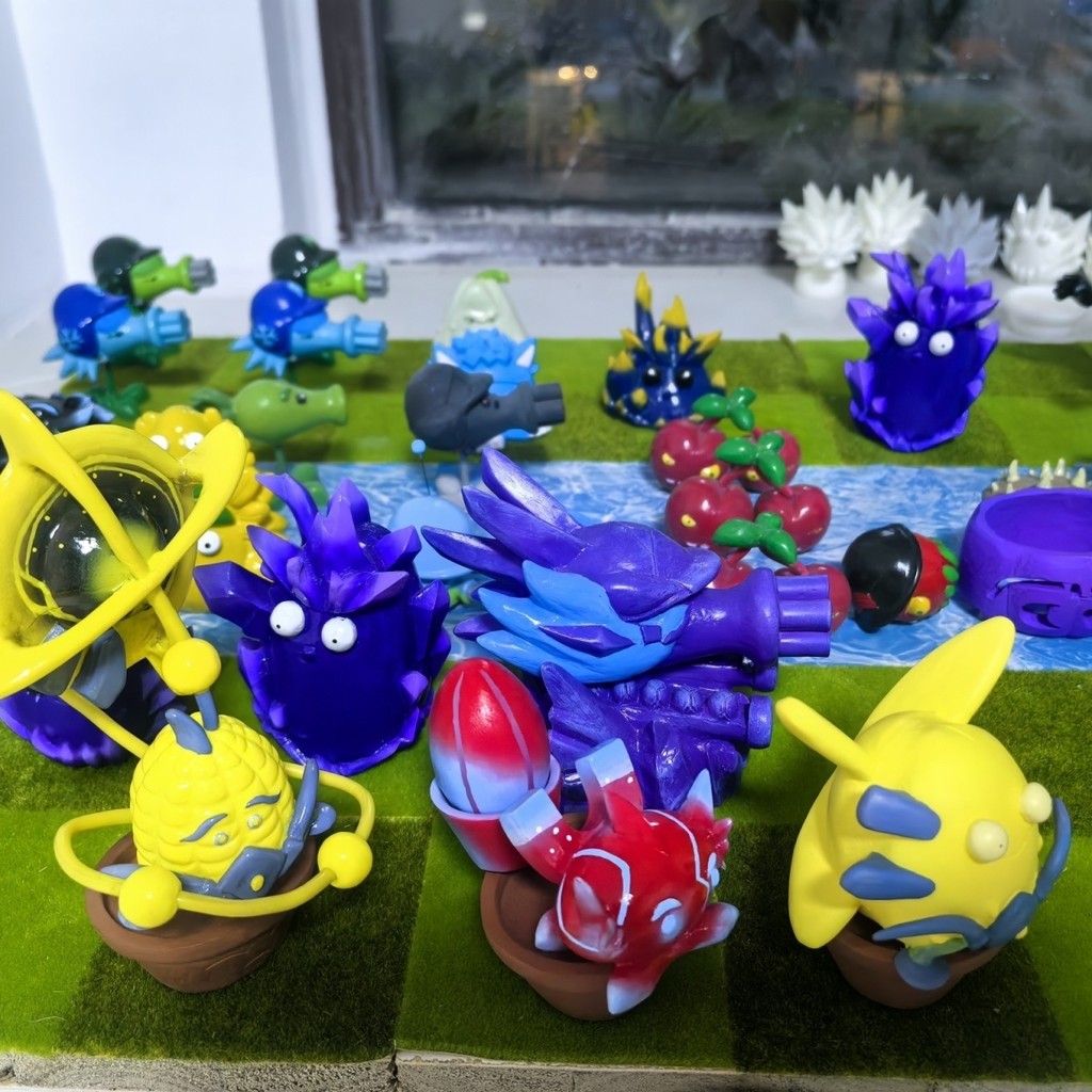 【Fast shipping】đồ chơi zombie vs plant plants vs zombies fusion bé trai đồ chơi xếp hình