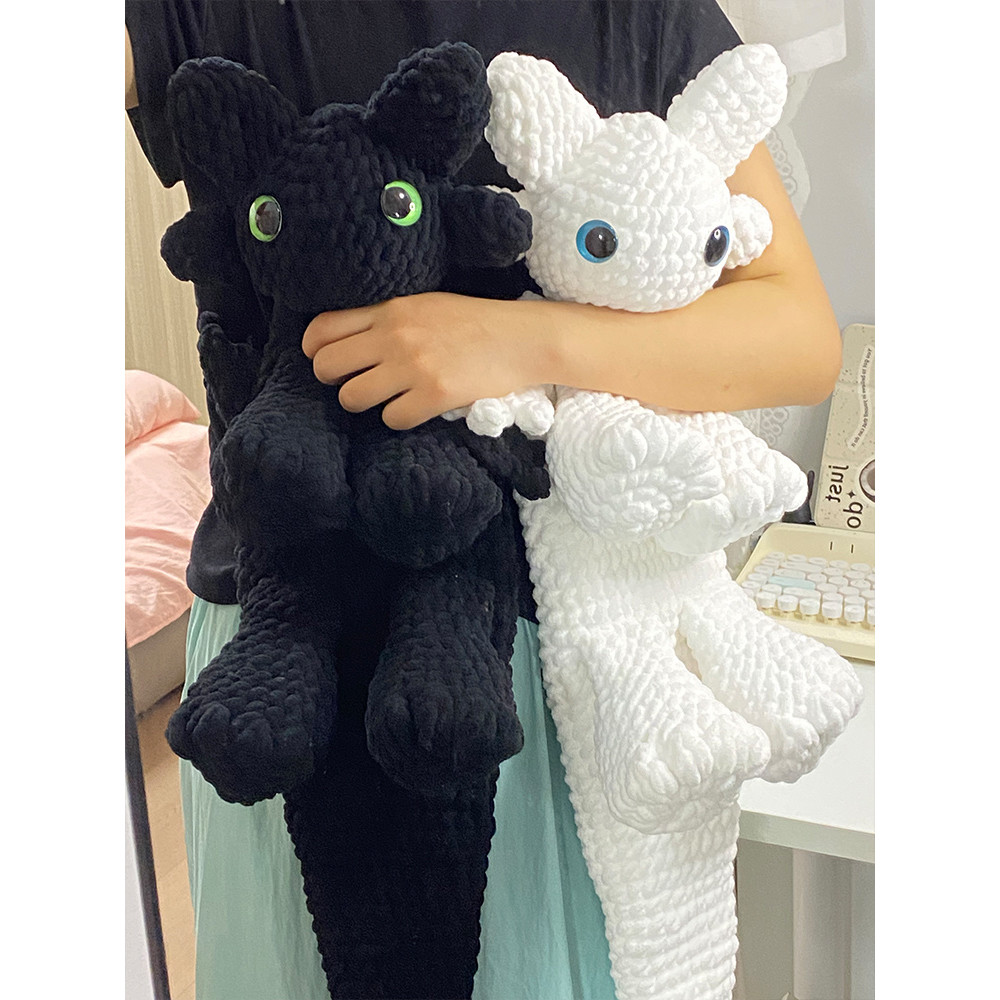 Yarn Doll Mutual Gift Couple Pillow Handmade Kit DIY DIY Extra Large Knitted Gift Toothless Crochet 