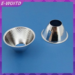 E-WOITD 1 Cái 20-126mm 15-120 Độ Chụp Đèn Bát Phản Quang Cho Đèn DIY Quang LED Nhôm Phản Quang Cốc Cho COB Đèn Hạt E-WOITD