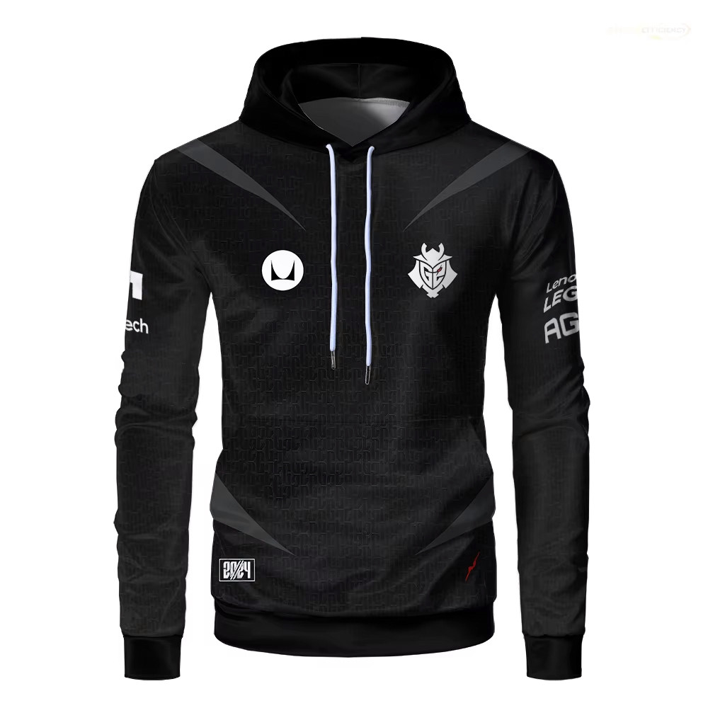 Mới G2 Esports Nam Áo Khoác Game Thủ Đội Đồng Phục Jersey Áo Khoác CSGO Dota Huấn Luyện Thể Thao Bé 