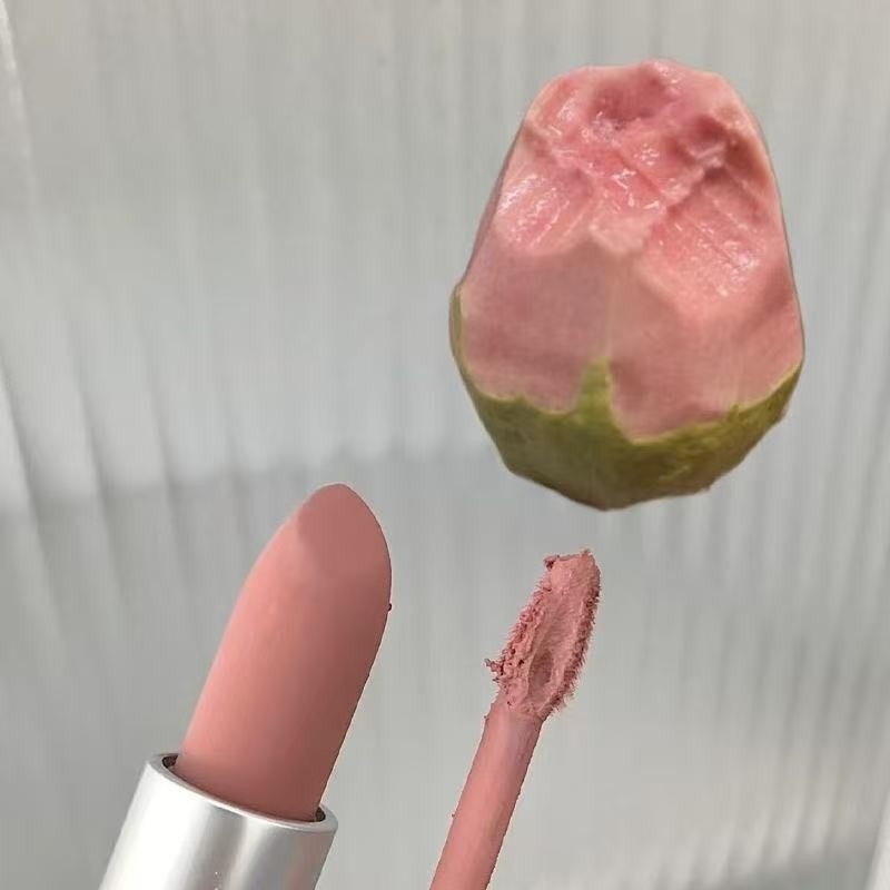 Son Môi Trắng Matte Face Mud Face Mist Fade Cream Glaze Velvet Non-Nude Cream Gentle Giá Rẻ Sinh Viê
