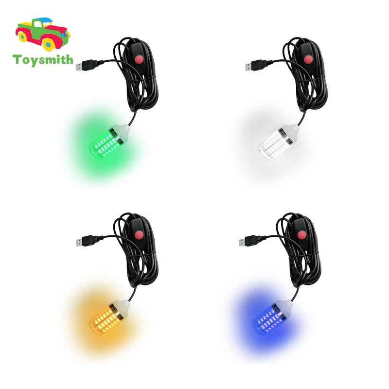 Đèn câu cá chìm DC 5V IP68 Đèn ngủ thu hút cá chống nước