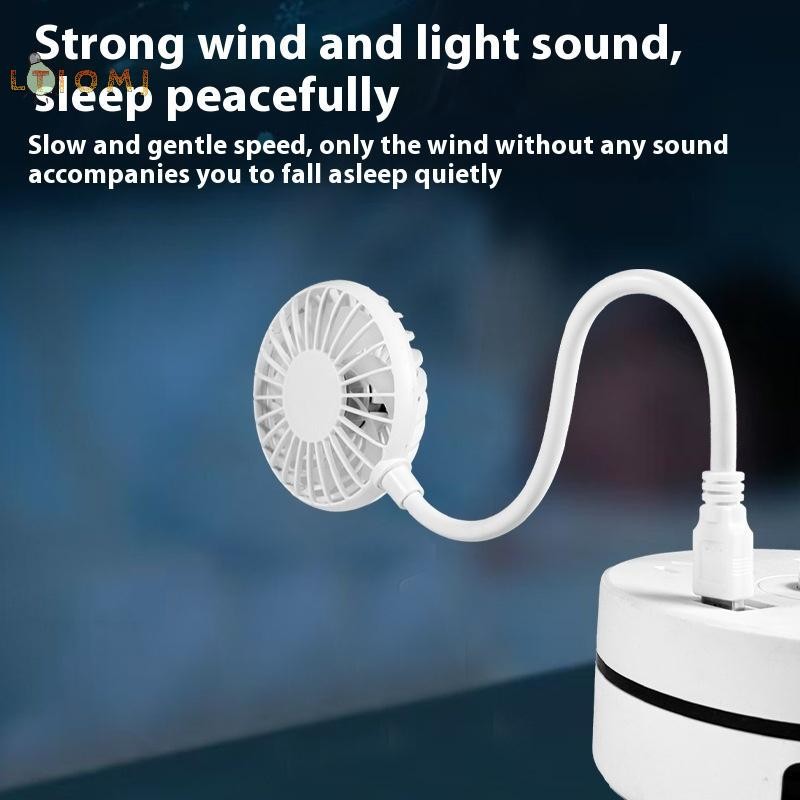 [LTIOMJ] Quạt cắm chơi không dây làm mát im lặng 1 chiếc Quạt cầm tay có thể sạc lại USB dài mùa hè [Hot]