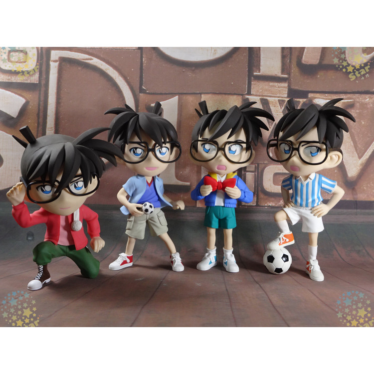 Thám Tử Chính Hãng Conan Conan Nơ Đạo Cụ Phong Cảnh Hộp Trứng Búp Bê Mẫu Hình Trang Trí