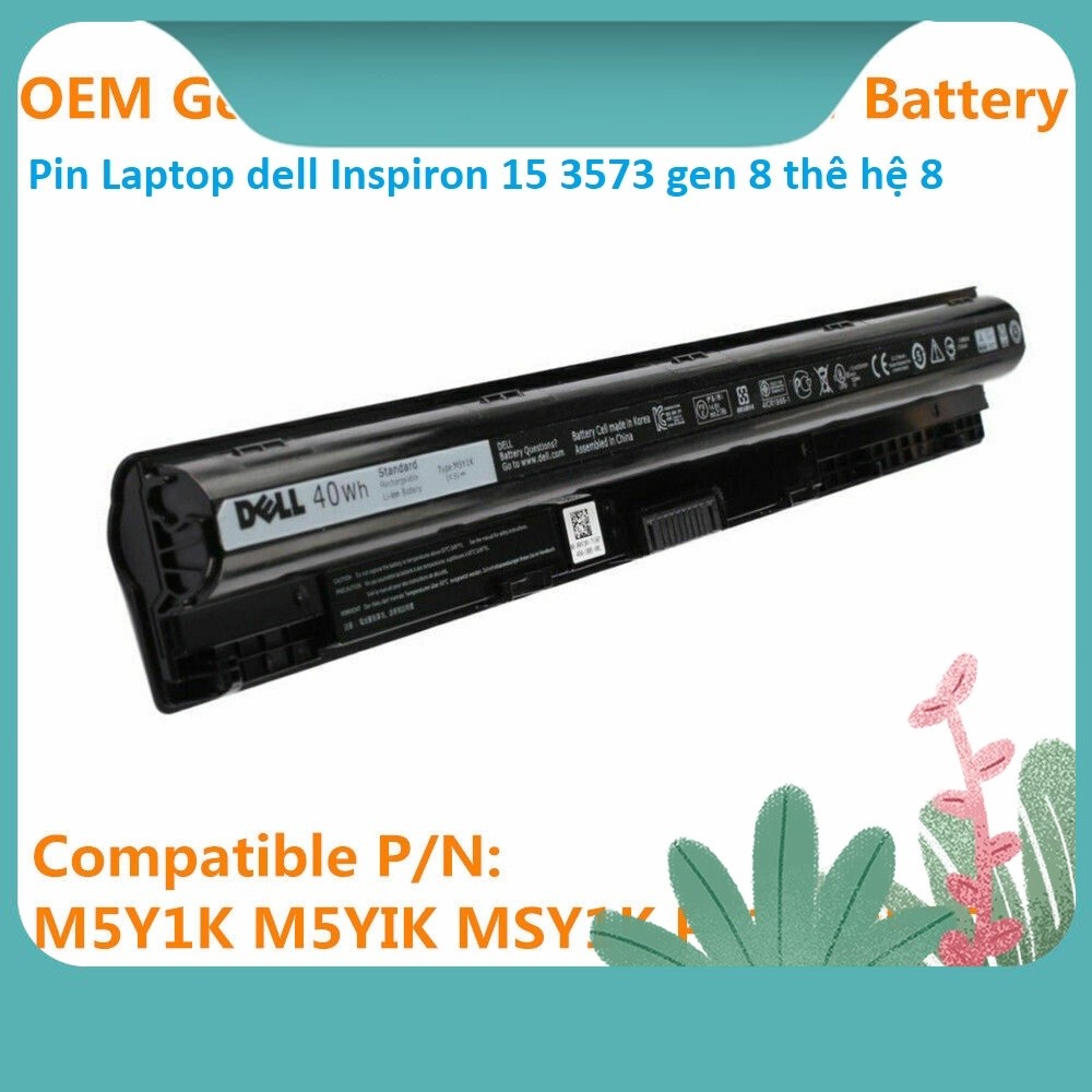 Pin  dell Inspiron 15 3573 gen 8 thê hệ 8