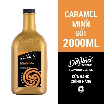 Sốt Caramel muối mặn / Salted Caramel Sauce - DaVinci Gourmet (2L)