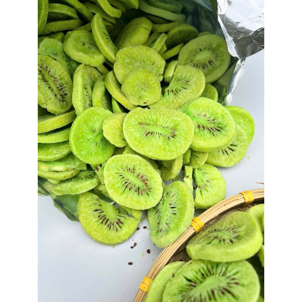 1Kg Quả KiWi Sấy Giòn Thăng Hoa Không Đường, Giữ Nguyên Vị Chua Ngọt Tự Nhiên