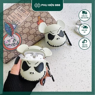 Case Airpod - Ốp Airpods 1 2 Bearbrick Jack Skellington - PK494