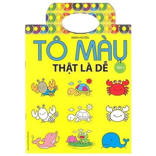 Sách - tô màu thật là dễ - tập 2