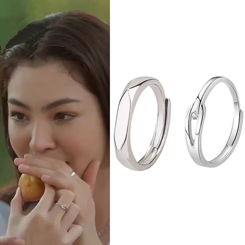 Phim Truyền Hình Trống Faye Yoko Nueng Anueng Cosplay Nhẫn Có Thể Điều Chỉnh Mở Cặp Đôi Nhẫn Trang S