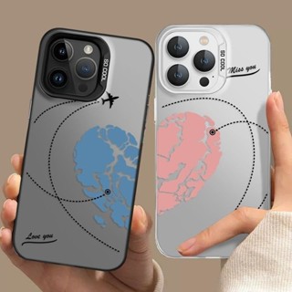 Ốp điện thoại iPhone họa tiết trái tim đầy màu sắc dành cho cặp đôi iPhone xr xs 7 / 8plus xsmax Vỏ bảo vệ điện thoại 11promax Chống va đập 12 13 14 15 promax Vỏ cứng chống sốc 15 14 13 12 11 pro CWC5