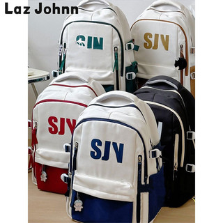 Ba lô sinh viên cổ điển Laz Johnn American Ba lô học sinh sức chứa lớn