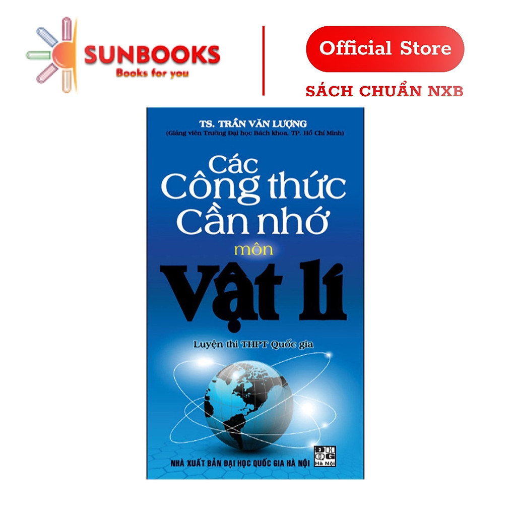 Sách - Các Công Thức Cần Nhớ Môn Vật Lí