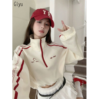 Giyu Áo Khoác hoodie áo khoác nữ zip hoodie Phong cách Độc đáo cổ xưa Thoải mái WWY2470H0C 29Z240718