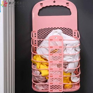 Giỏ đựng đồ giặt gấp MIOSHOP, Giỏ đựng đồ giặt treo tường bằng nhựa, Giỏ đựng đồ chơi gấp di động Giỏ đựng đồ giặt bền bỉ Phòng tắm