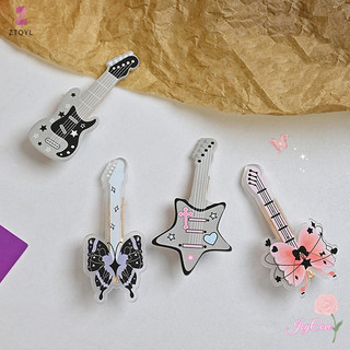 Ztoyl Sáng Tạo Mô Phỏng Đàn Guitar Tóc Ngọt Ngào Mát Nổ Tóc Cho Nữ Cô Gái Ngộ nghĩnh Nhạc Cụ Kẹp Tóc Quà Tặng Mới