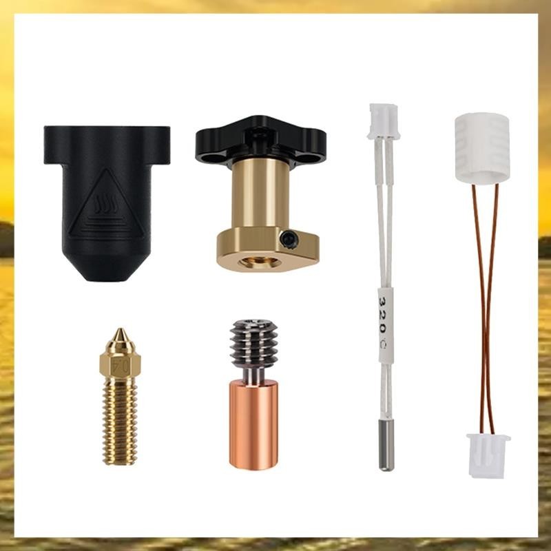 (P U T L) Dành Cho Creality K1 / K1 Max Hotend Kit Gốm Làm Nóng Khối Vòi Phun 300°C Máy đùn tốc độ c