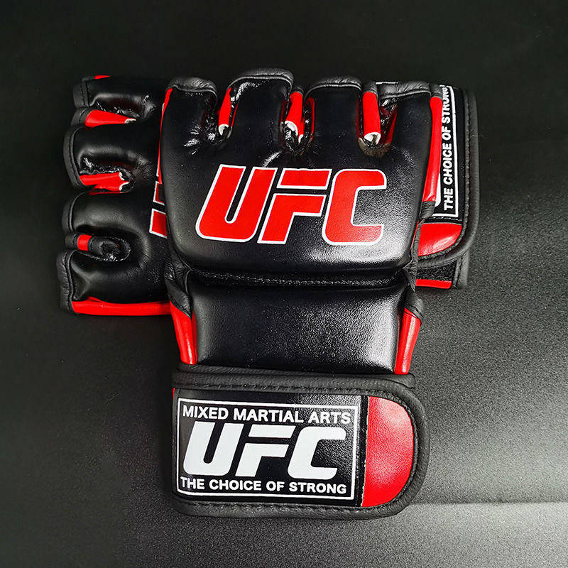 Half Finger Boxing Glove Sanda Fighting UFC Boxing Gloves Adult Fighting Training MMA Boxing Sleeve 