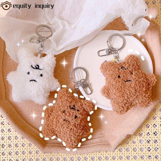 Móc Chìa Khóa Hình Chú Gấu Nhồi Bông Dễ Thương Nhiều Màu Sắc