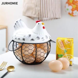 Giỏ đựng trứng WINTE Khay đựng trứng gà sắt sáng tạo