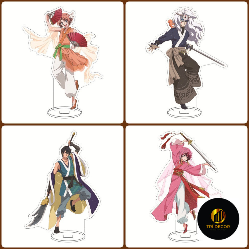 Móc Khoá, Standee, Tranh Kính Mô Akatsuki no Yona Yona Hak Su-won Lili An Anime Trang Trí Bàn Học, L
