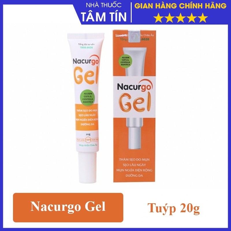 Nacurgo Gel – Chặn đứng viêm nang lông mạnh mẽ