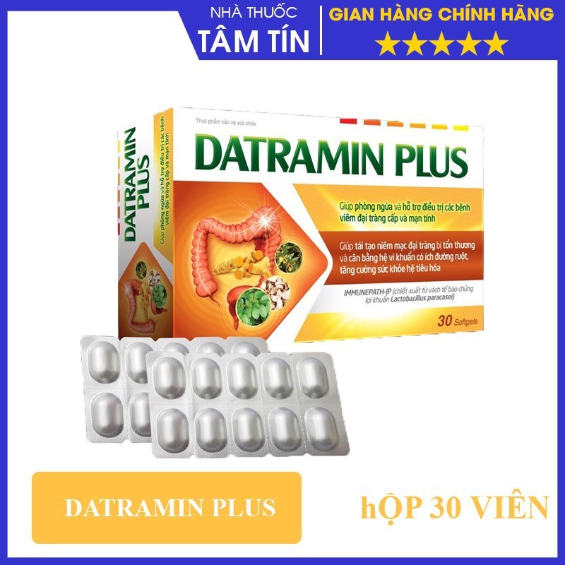 Datramin plus - Giải pháp mới cho tình trạng viêm đại tràng hội chứng ruột kích thích