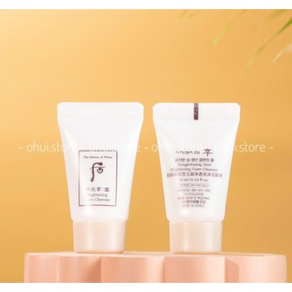 Sữa rửa mặt làm trắng sáng da Whoo Brightening Cleansing Foam 13ml - Chính hãng LGVina
