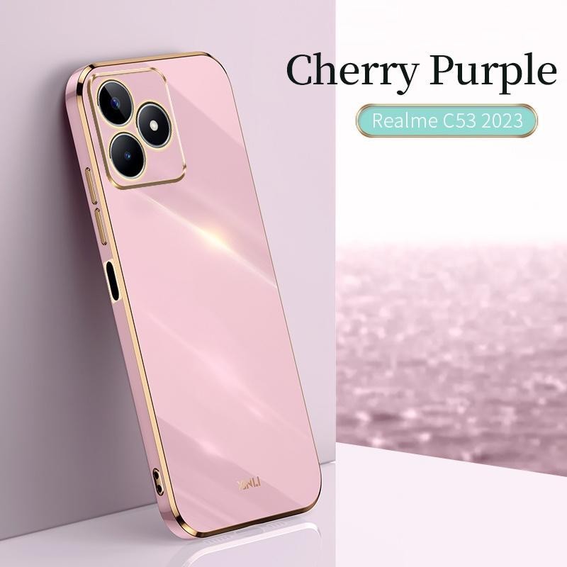 Dành Cho Realme C65s RealmeC65s Ốp Lưng Silicon Mềm Ốp lưng Mạ Điện 6D