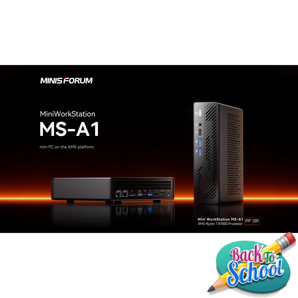 Minisforum MS - A1 AMD Ryzen 7000 đến 9000 DDR5 NVMe series Desktop socket AM5⏐Mini PC⏐Oculink 2.5GB | BigBuy360 - bigbuy360.vn