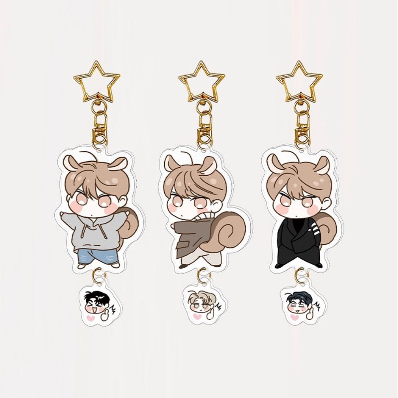 Mối Quan Hệ Bí Mật Móc Khóa Người Hàn Quốc Anime BL Móc Chìa Khóa Nữ Móc Khóa Cho Quần Trẻ Em Mặt Dâ