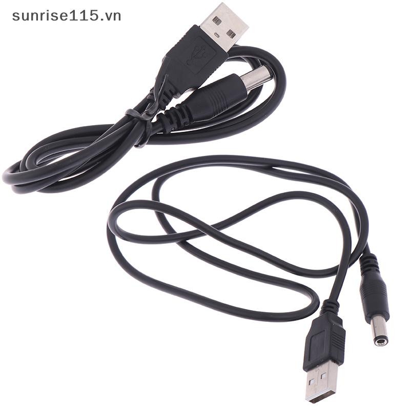 Cáp nguồn sạc USB SRVN sang cáp nguồn USB 5,5mm cho máy nghe nhạc MP3 / MP4.