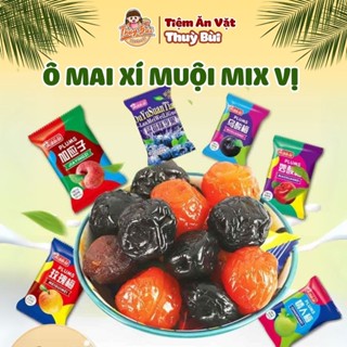 Ô Mai Mix Vị Nội Địa Trung Ô Mai Colorful Plum Mix Vị Ô Mai Xí Muội Tiệm Ăn Vặt Thuỳ Bùi 