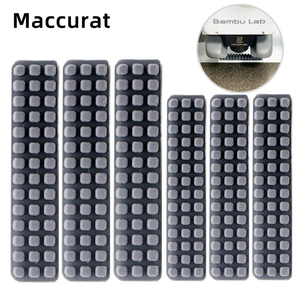 Bàn chải vòi phun cho Bambu Lab A1 / A1 Mini Prusa XL Khăn lau silicon Bàn chải chà gắn nóng làm sạc