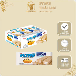 [HÀNG CÔNG TY][HỘP 12 + 1] BÁNH XỐP KEM SỮA GUSSEN THÁI LAN CHÍNH HÃNG
