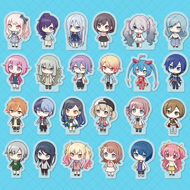 PJSK Project Sekai Colorful Stage Mini Acrylic Stand Cute Figure Hanging Accessories Cartoon Deskto