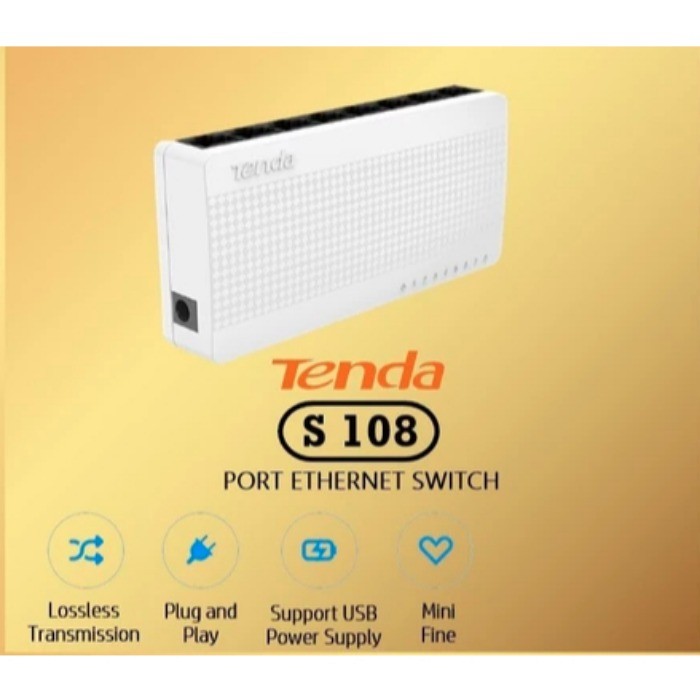 ITSTORE Tenda S108 Switch Hub 8 cổng 10 / 100 Mbps Fast Ethernet S 108