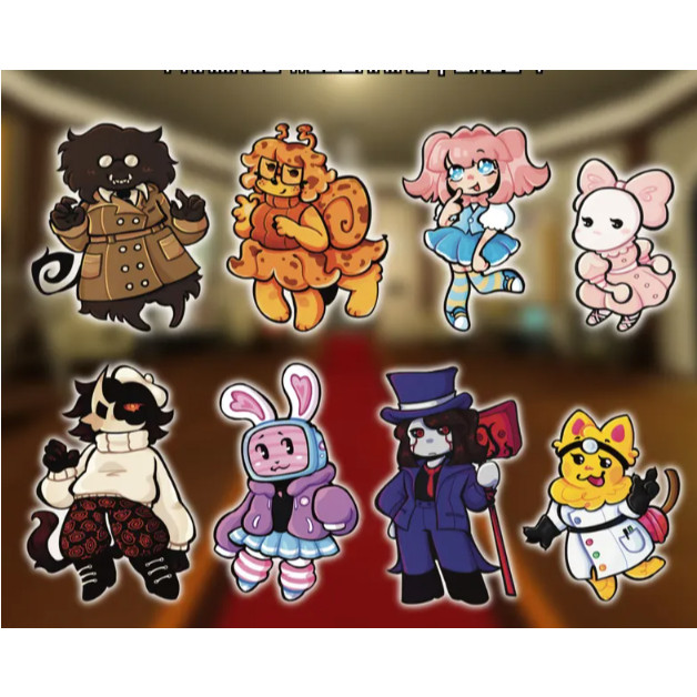 REGRETEVATOR WAVE 1 KEYCHAINS | Folly, Melanie, Stat, Mozelle, Mach, Dr. Retro, Split, Bive