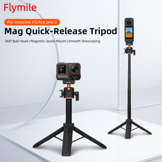  Dành Cho Insta360 Ace Pro2 Chân Máy Nối Dài Thanh X5   X4 Mở Rộng Gậy selfie Phát Hành Nhanh Giá Đỡ Phụ Kiện camera 
