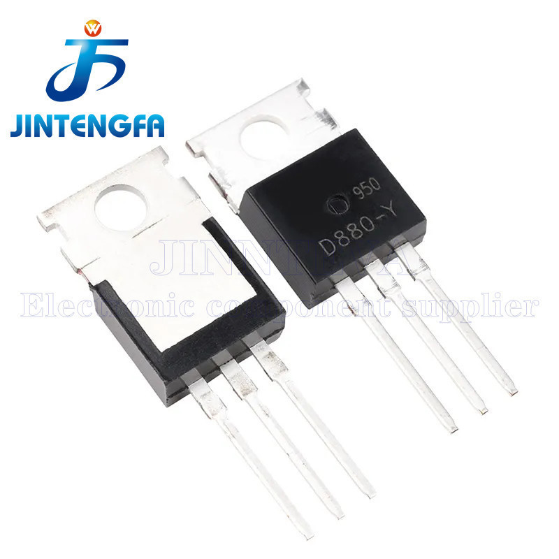10 CÁI KSD880 KSB834 D880 B834 D880-Y B834-Y 2SD880 2SB834 TO-220 NPN PNP 60V 3A Bộ khuếch đại công 