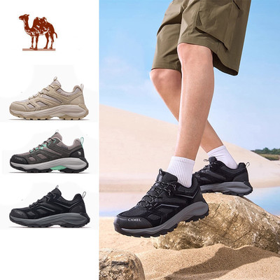 CAMEL CROWN  Giày thể thao nam nữ thoáng khí, đế dày, chống mài mòn và trơn trượt, phù hợp leo núi và đi bộ đường dài ngoài trời.