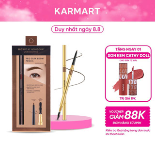 Chì Kẻ Mày Siêu Mảnh Browit Đầu Bút Siêu Mềm Lâu Trôi Lông Mày Sắc Nét Pro Slim Brow Pencil 0.06g