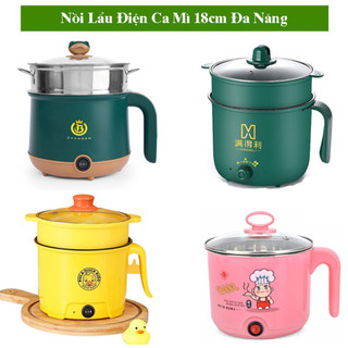CA NẤU MÌ SIÊU TỐC - 18CM - CÓ VỈ HẤP TRỨNG